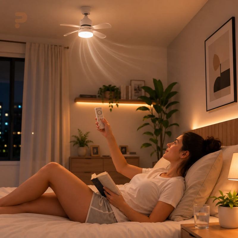 TORNADO 360 instalado em um quarto